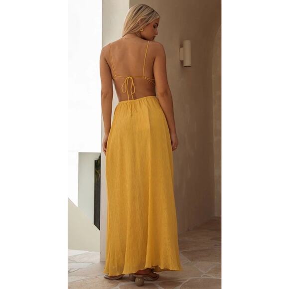 SABO Mable Dress cutouts at waist, Size M/L a high waisted elasticated waist, - Picture 3 of 14
